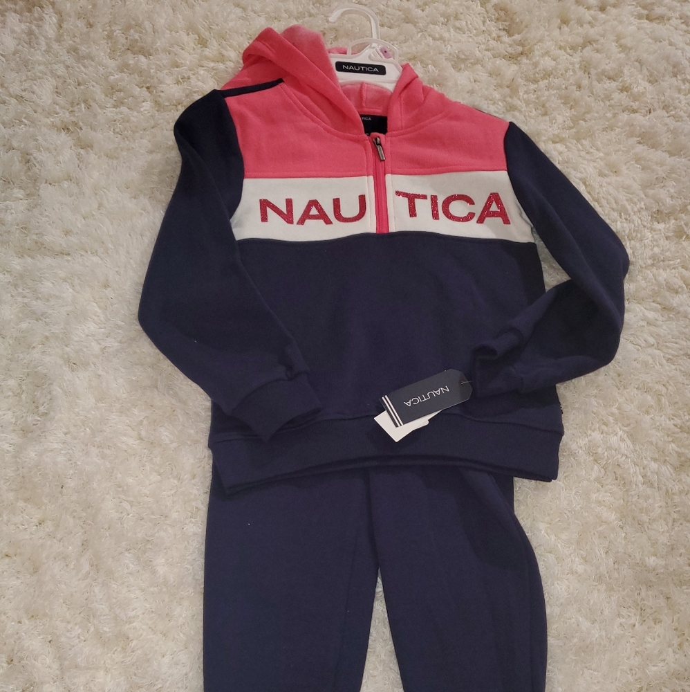 Girls Nautica Sweat Suit